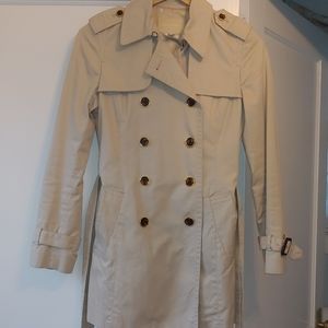 Banana Republic khaki trench coat x-small